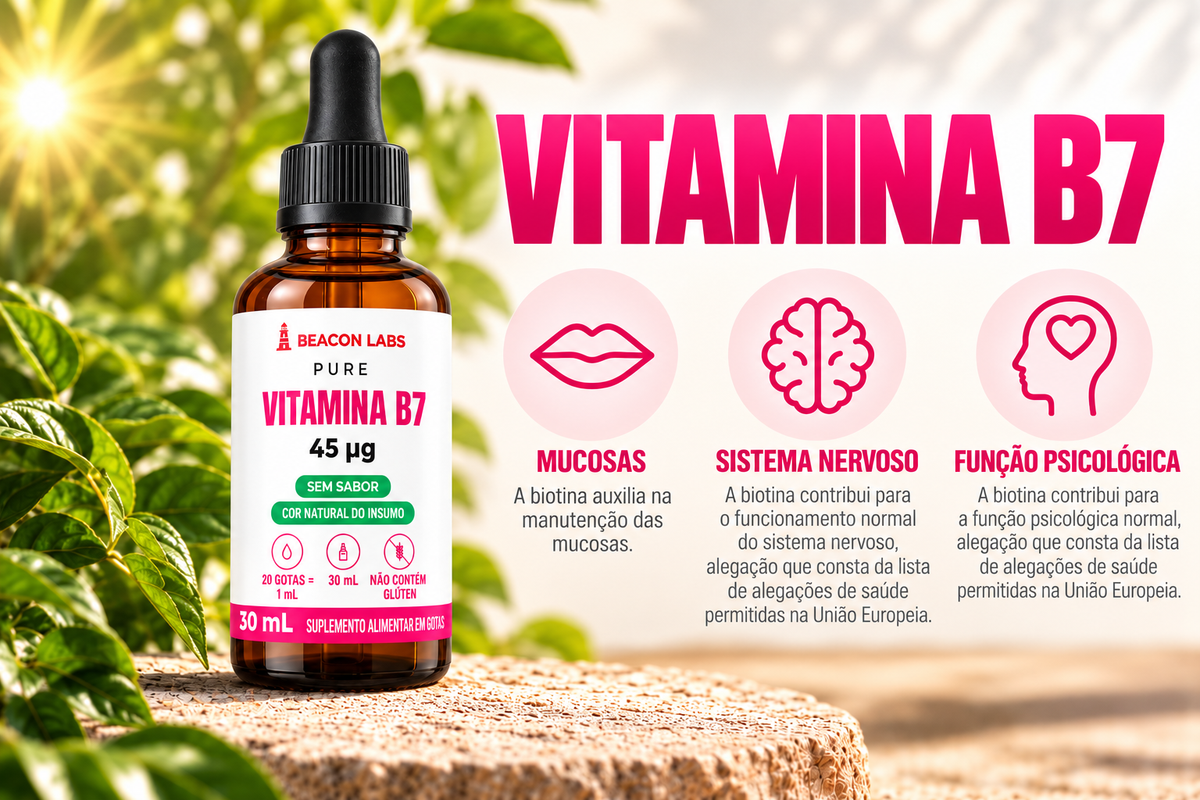 Pure Vitamina B7 Biotina 45mcg – cards d3