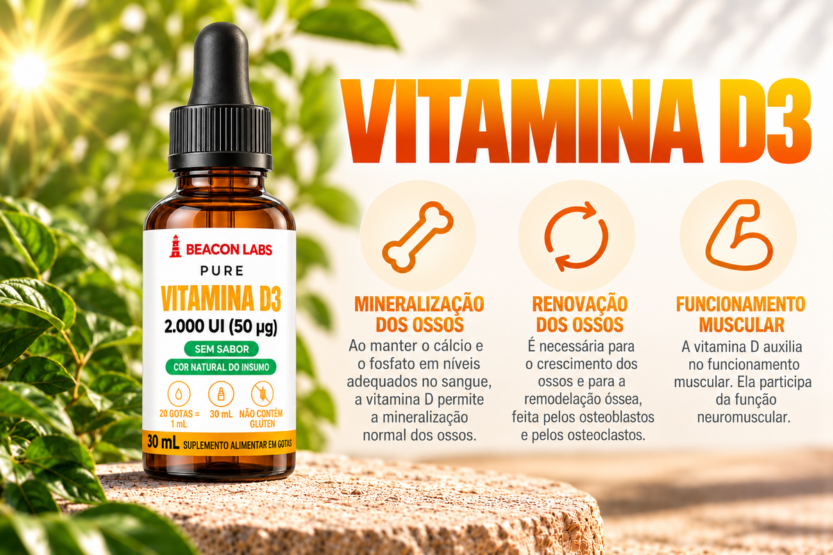 Pure Vitamina D3 Colecalciferol 2.000 UI – cards d3