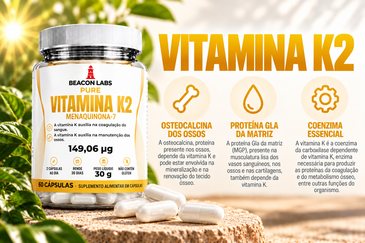 Pure Vitamina K2 MK-7 Menaquinona 149,06mcg – cards d3