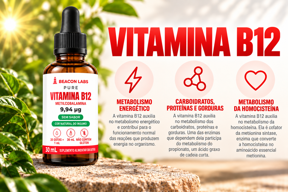 Pure Vitamina B12 Metilcobalamina 9,94mcg – cards d3