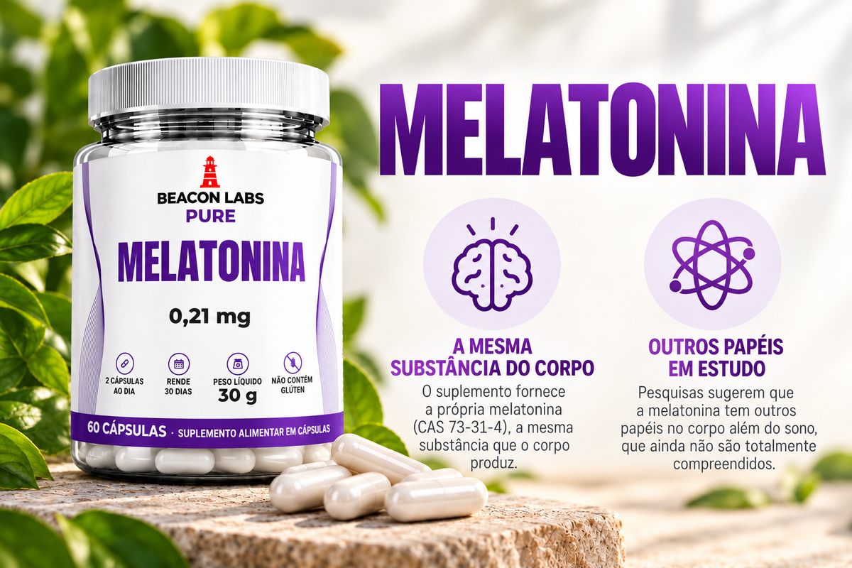 Pure Melatonina 0,21mg – cards vitc