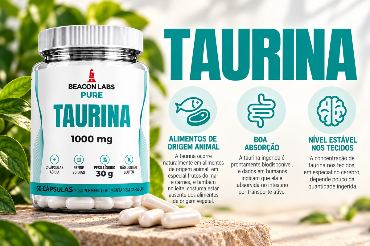 Pure Taurina 1000mg – cards vitc