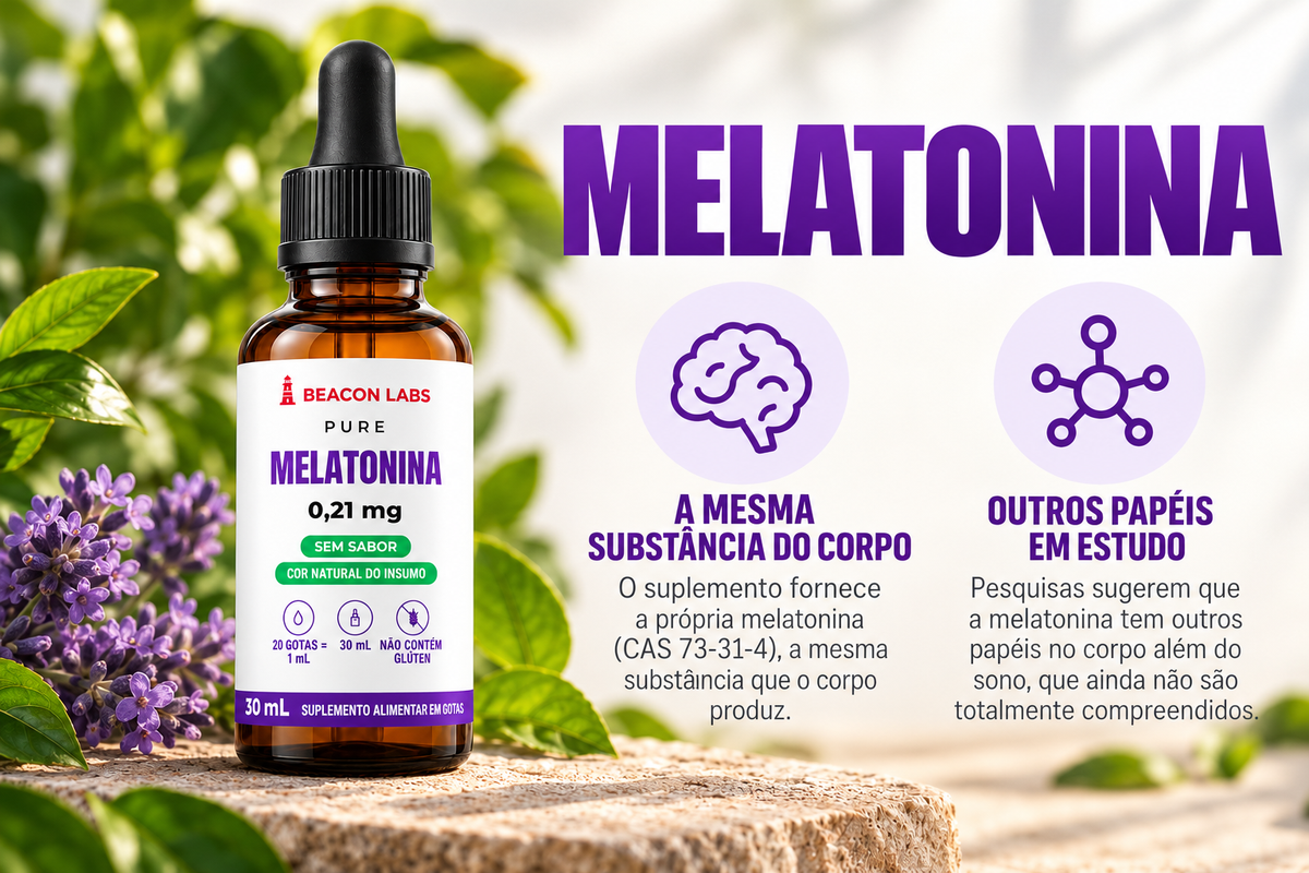 Pure Melatonina 0,21mg – cards vitc