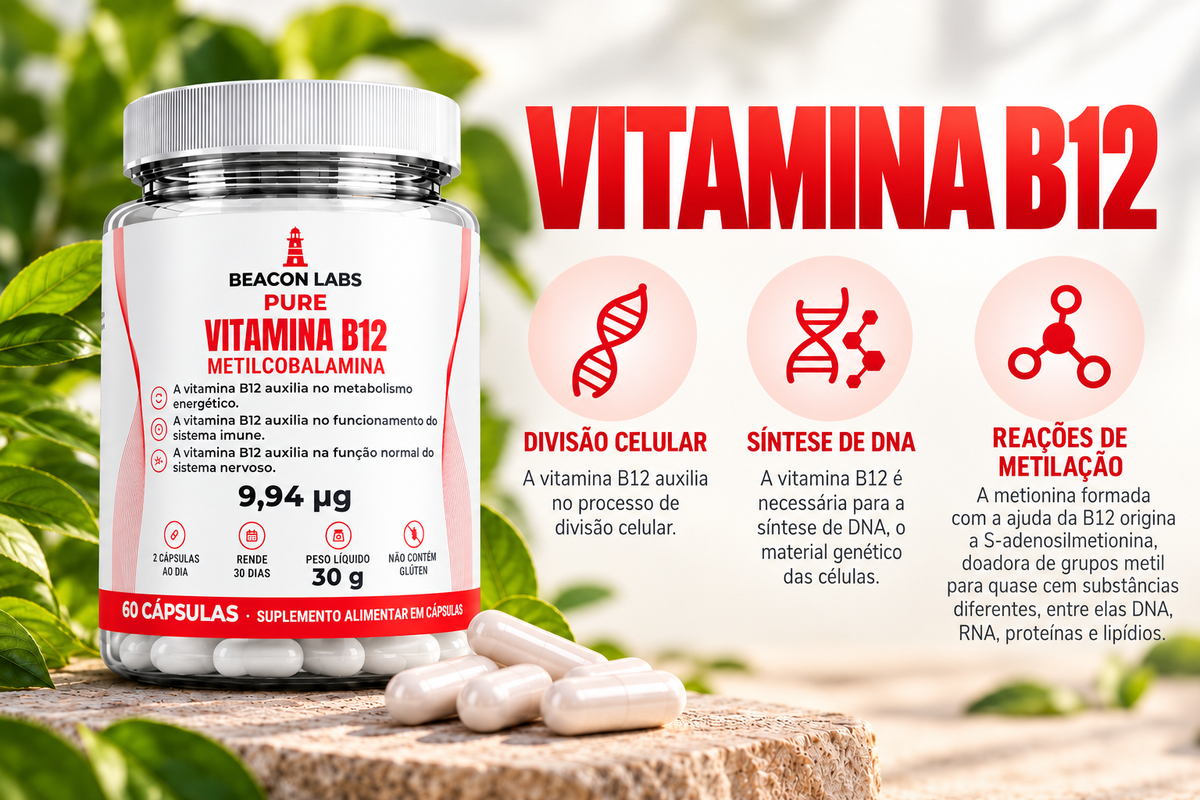 Pure Vitamina B12 Metilcobalamina 9,94mcg – cards vitc