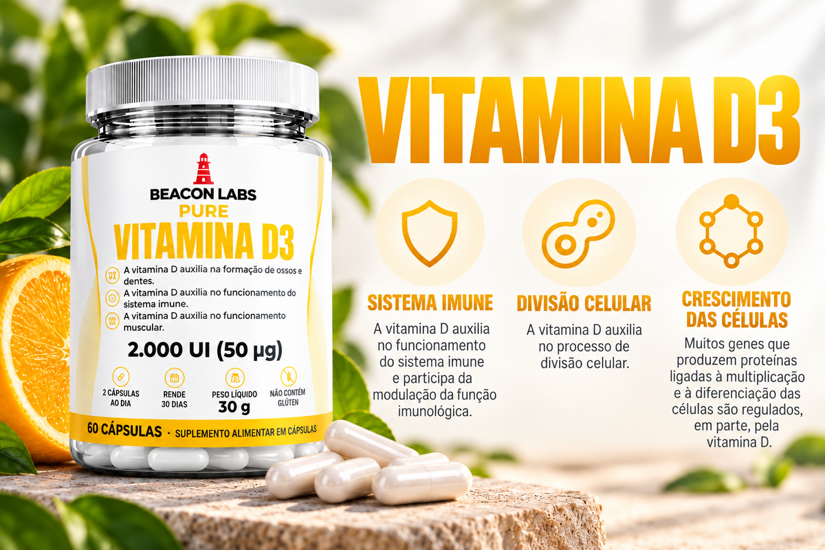 Pure Vitamina D3 Colecalciferol 2.000 UI – cards vitc