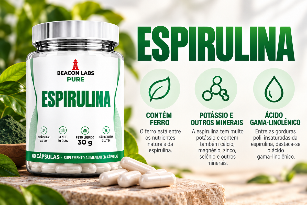 Pure Espirulina Spirulina – cards vitc