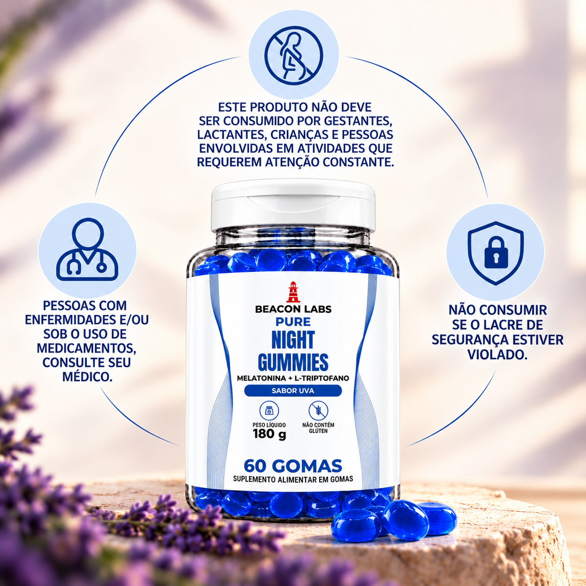 Night Gummies – anel melatonina