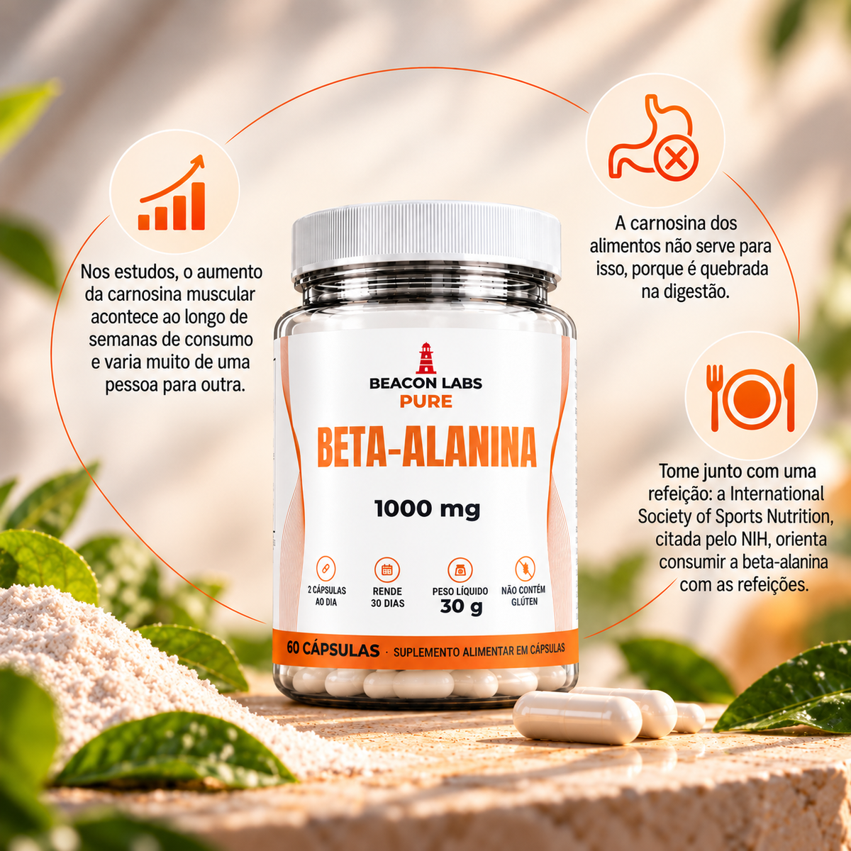 Pure Beta-Alanina 300mg – anel vitc