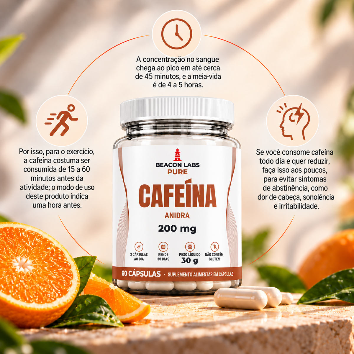 Pure Cafeína Anidra 200mg – anel vitc