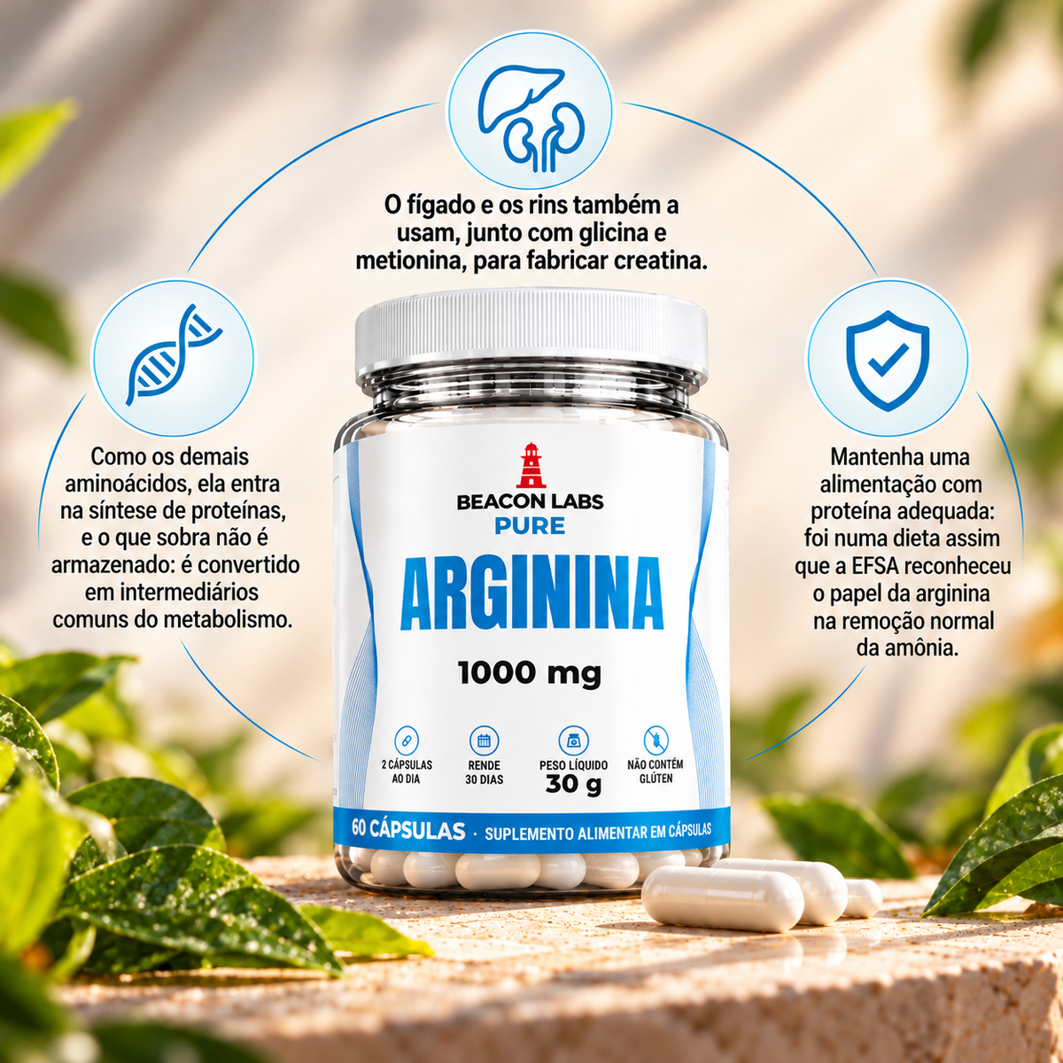 Pure L-Arginina 1000mg – anel vitc
