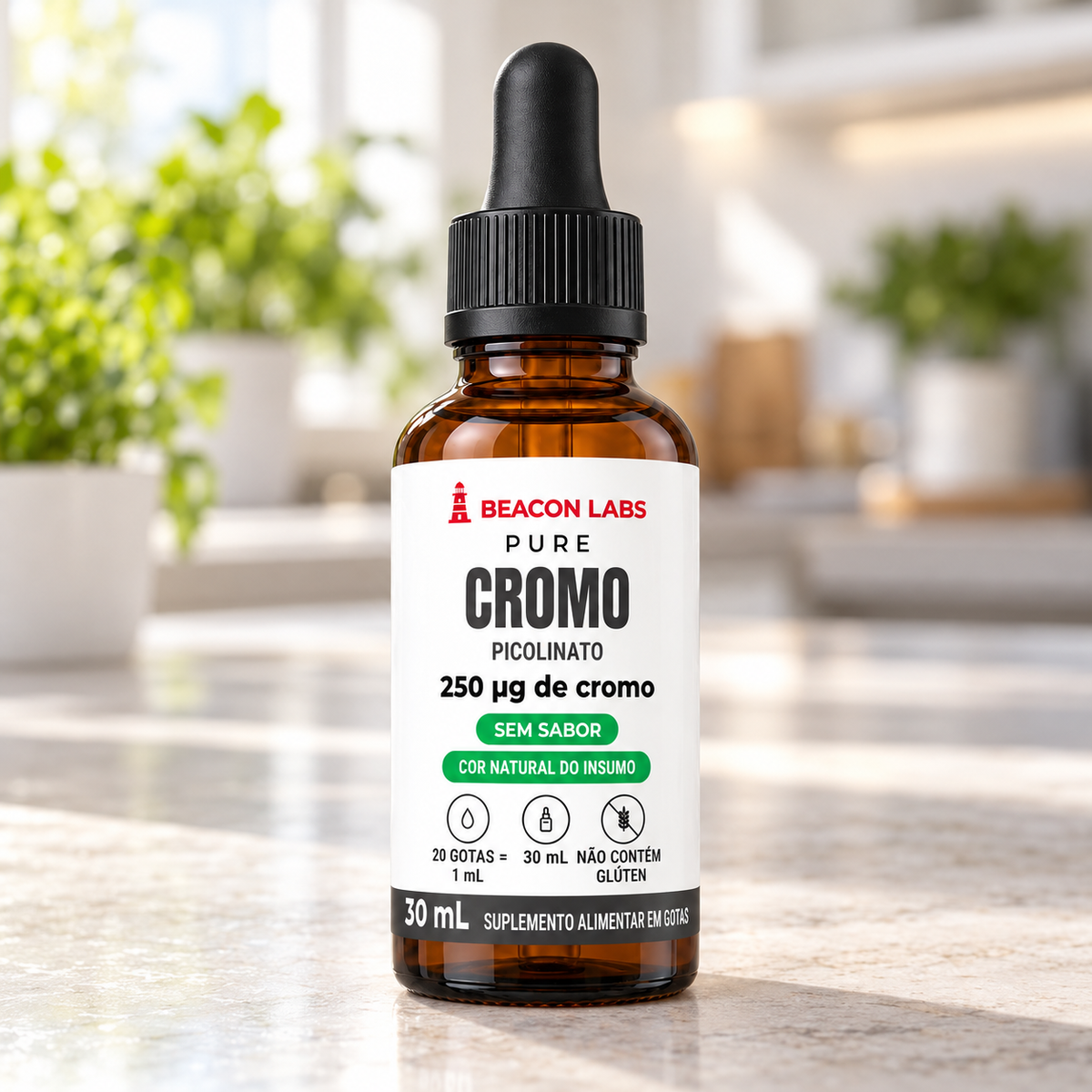 Pure Picolinato de Cromo 250mcg – frente