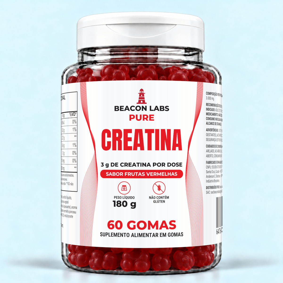 Combo Gomas: Pure Creatina + Night Gummies – Pure Creatina (frente)
