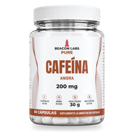 Pure Cafeína Anidra 200mg – frente