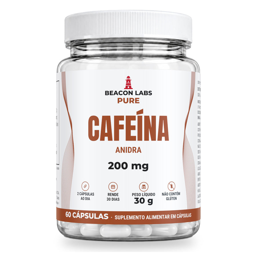 Pure Cafeína Anidra 200mg