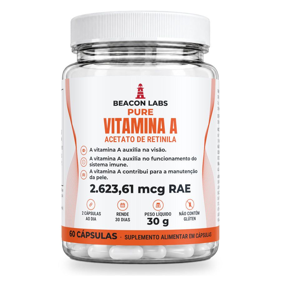 Pure Vitamina A Acetato de Retinila 2.623,61mcg RAE