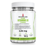 Pure Vitamina B1 Cloridrato de Tiamina 2,02mg – frente