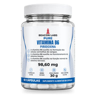 Pure Vitamina B6 Cloridrato de Piridoxina 98,60mg – frente