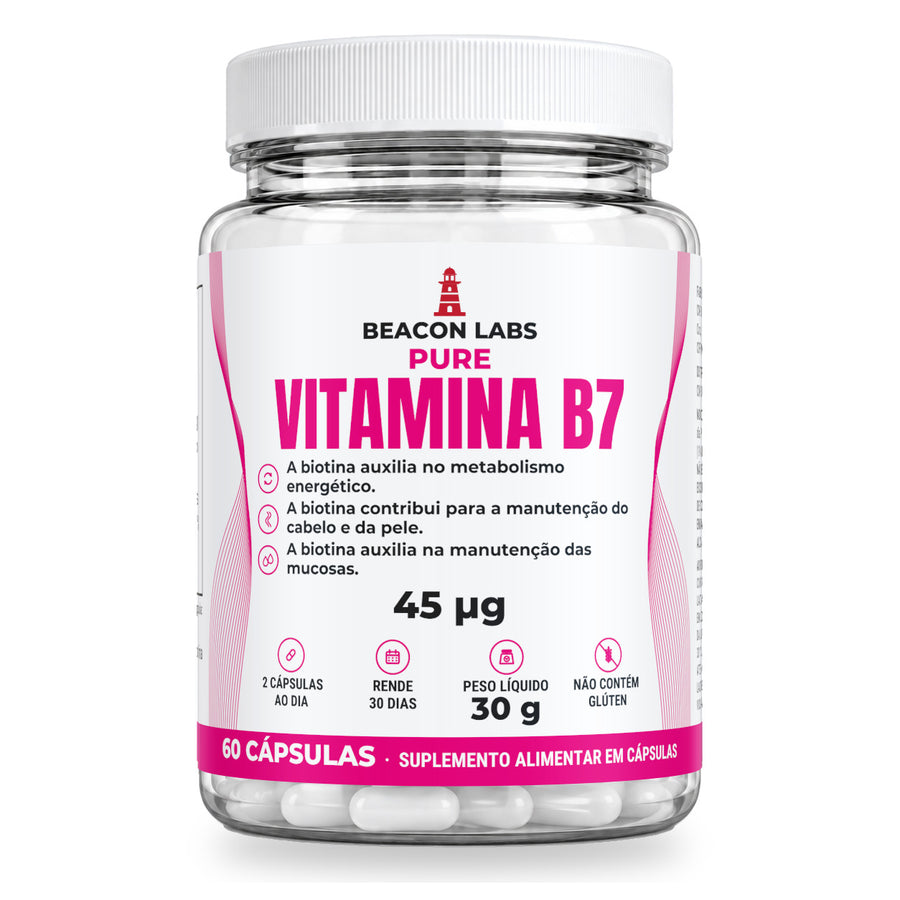 Pure Vitamina B7 Biotina 45mcg
