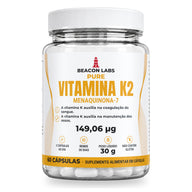 Pure Vitamina K2 MK-7 Menaquinona 149,06mcg – frente